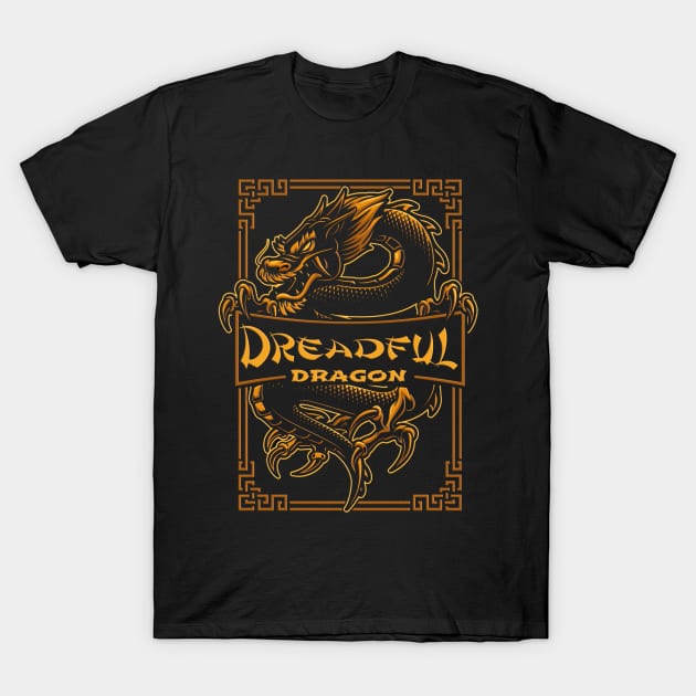 The Dreadful Dragon T-Shirt by black8elise